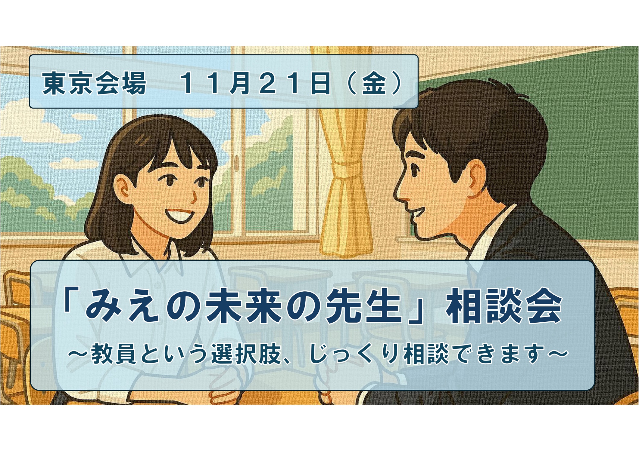 三重県教職ガイダンス 兼 「みえの未来の先生」相談会